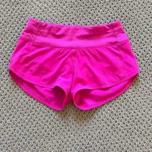 RARE LULULEMON POW PINK SPEED UPS 2.5 INCH